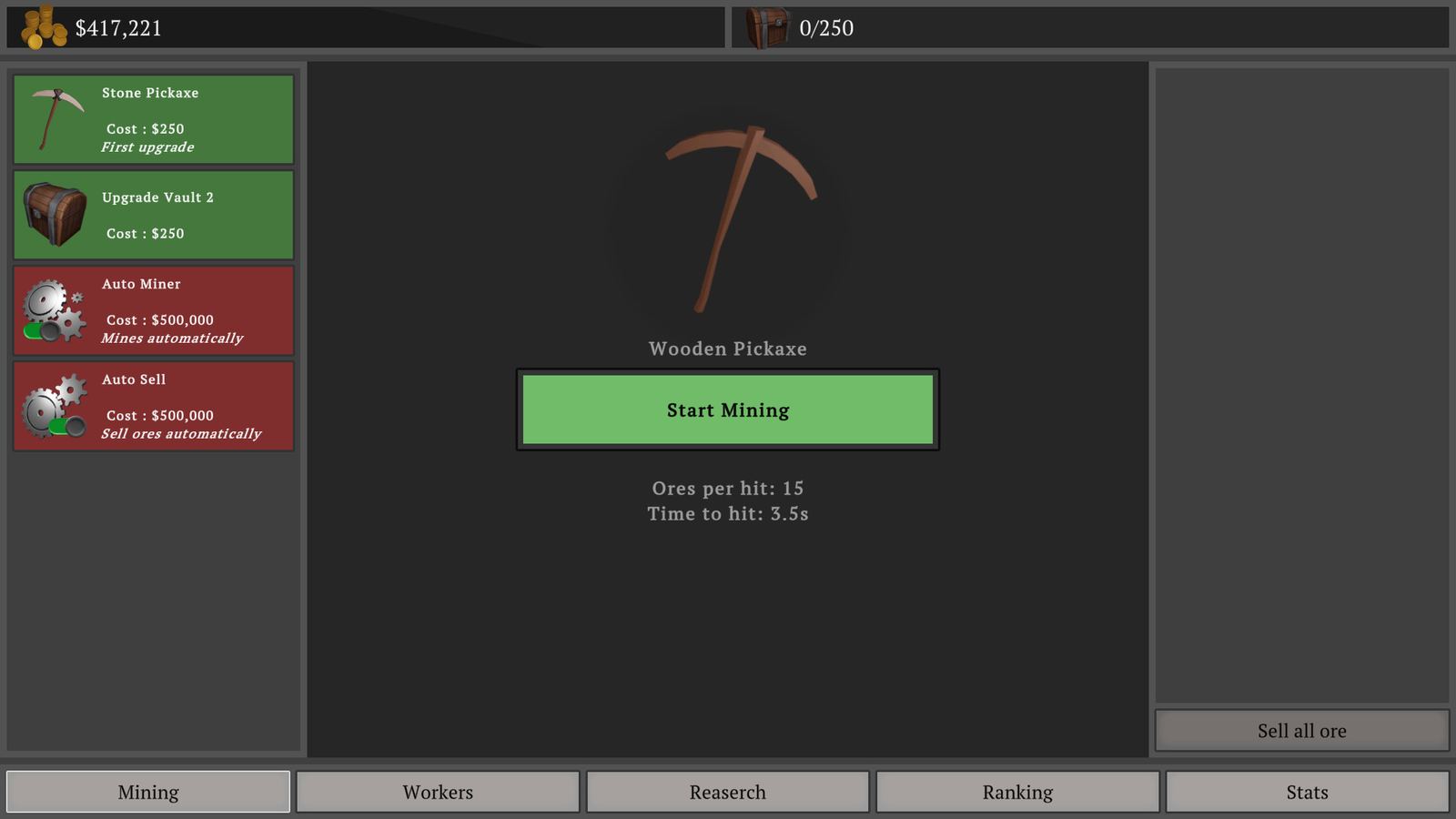 A Mining Game gameplay
