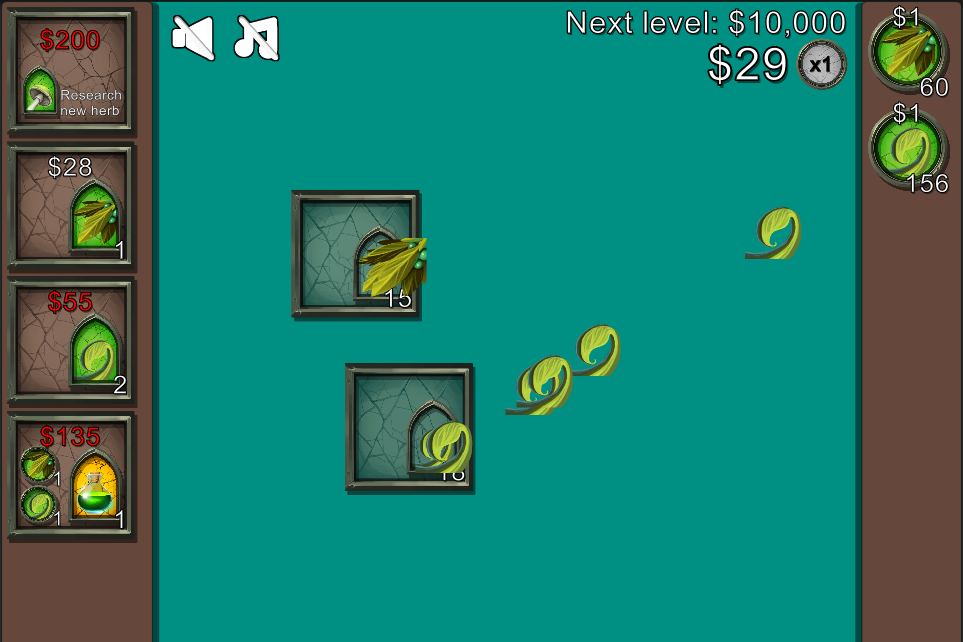 Alchemy Idle Clicker: the brewing bench