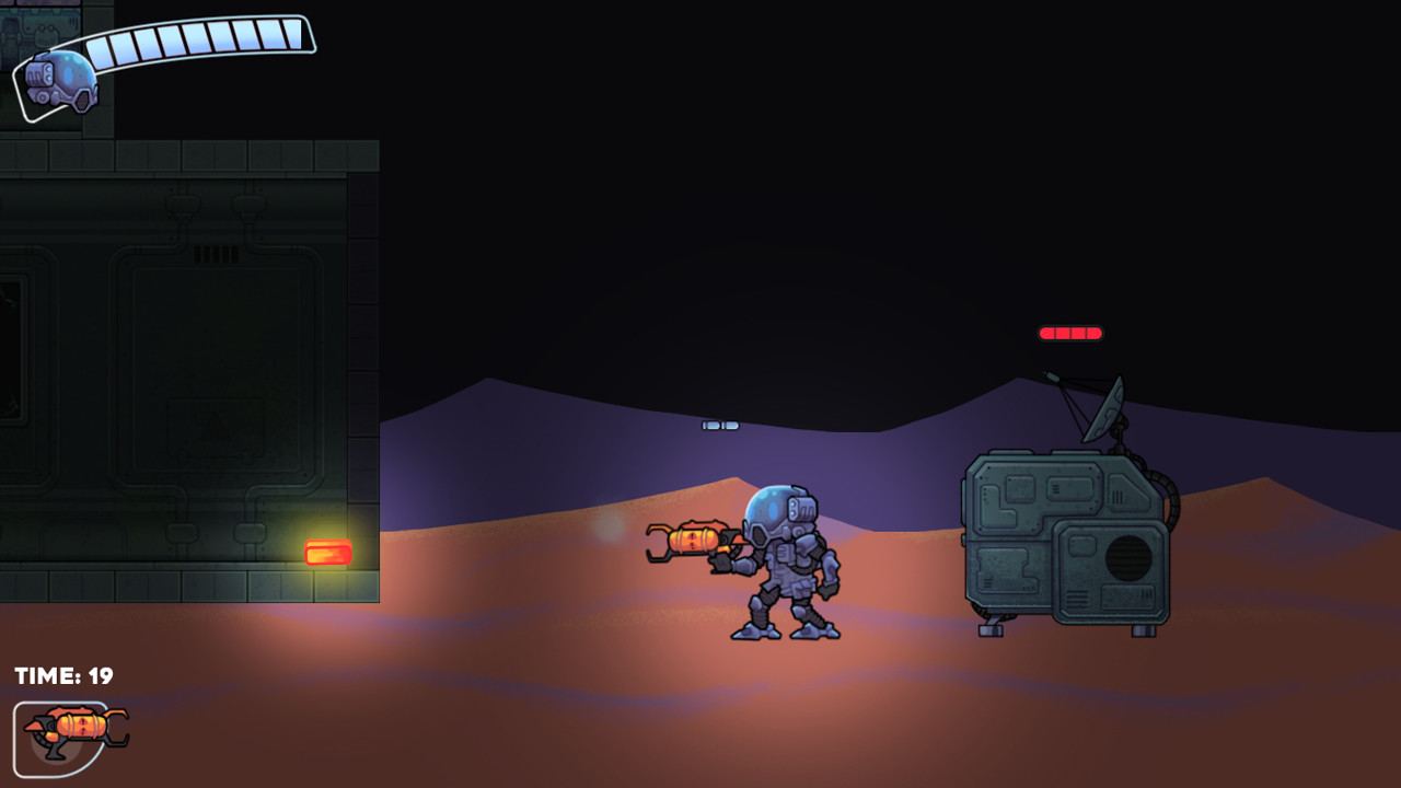 Alone on Mars gameplay