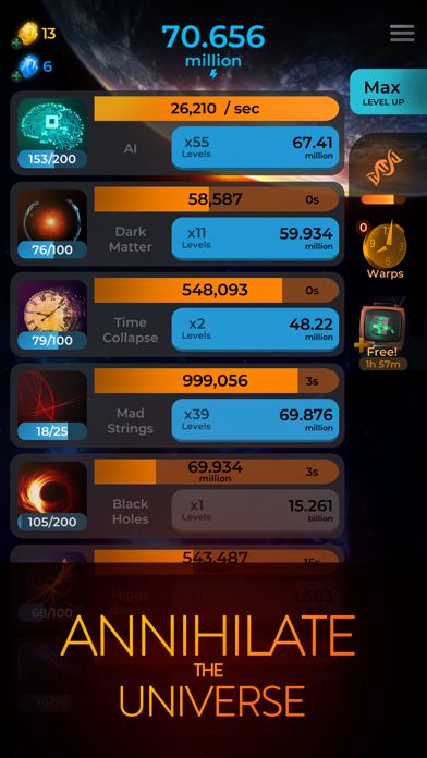 Annihilation Space Tycoon gameplay