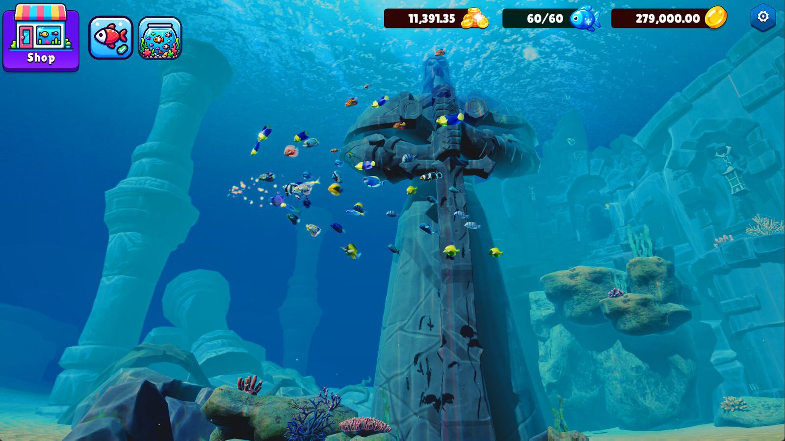 AquaFantasia gameplay