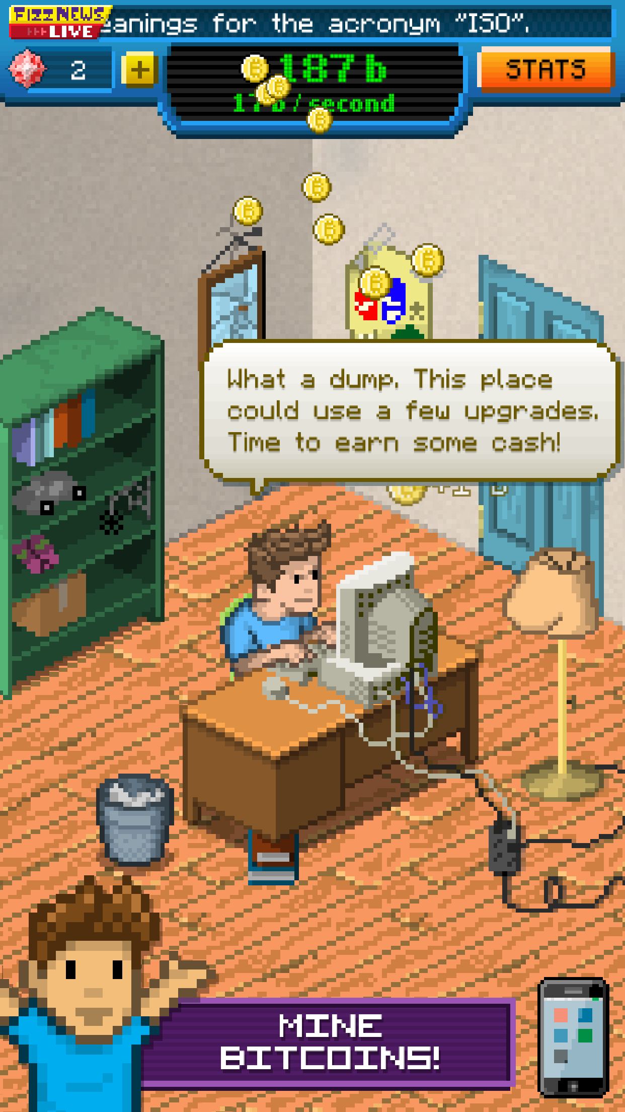 Bitcoin Billionaire gameplay