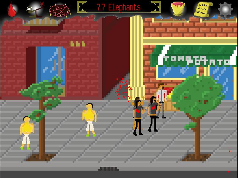 Bloody Hell Reaper: the pixel street