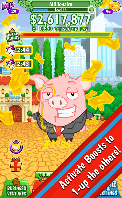 Capitalist Pigs Idle Clicker screenshot
