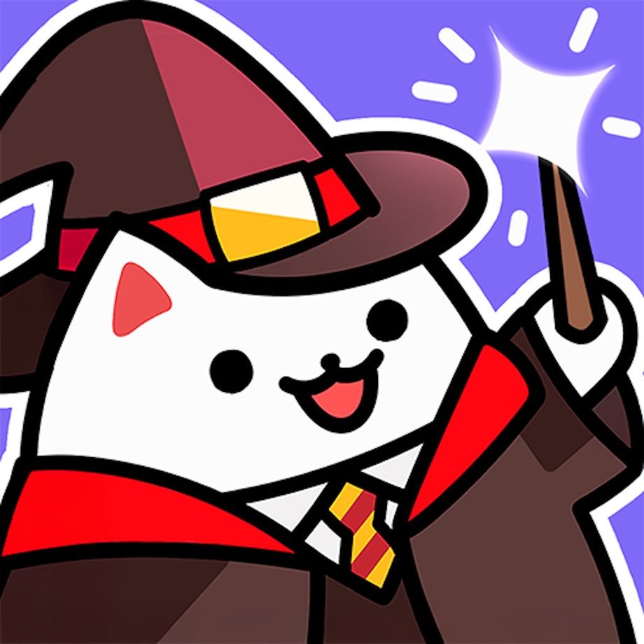 Cat Magic School: Cute Tycoon key art