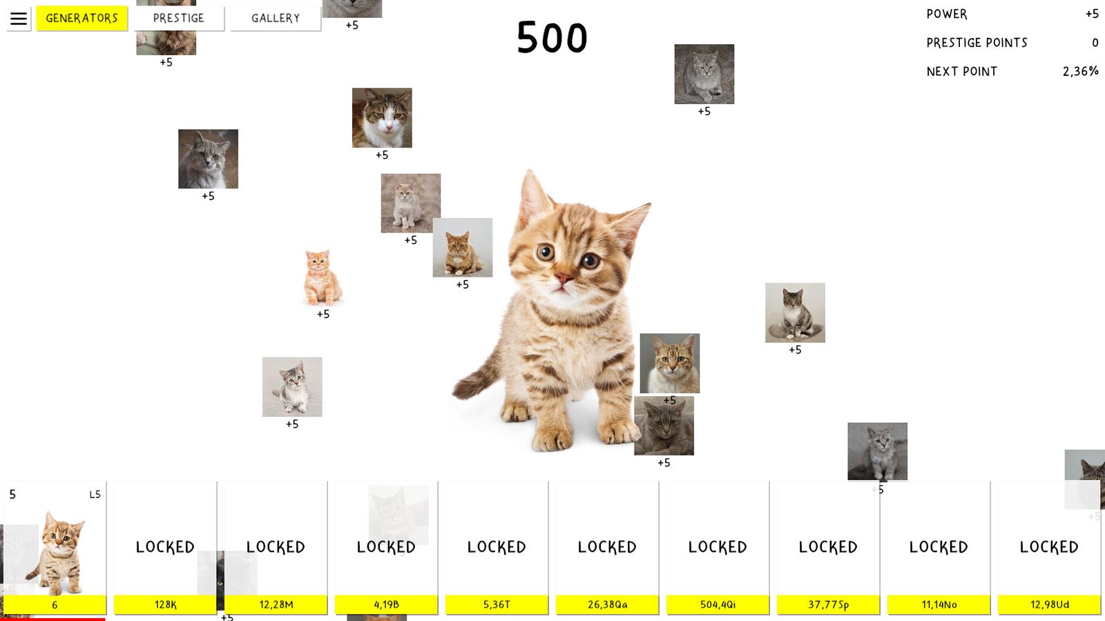 Cats Clicker gameplay