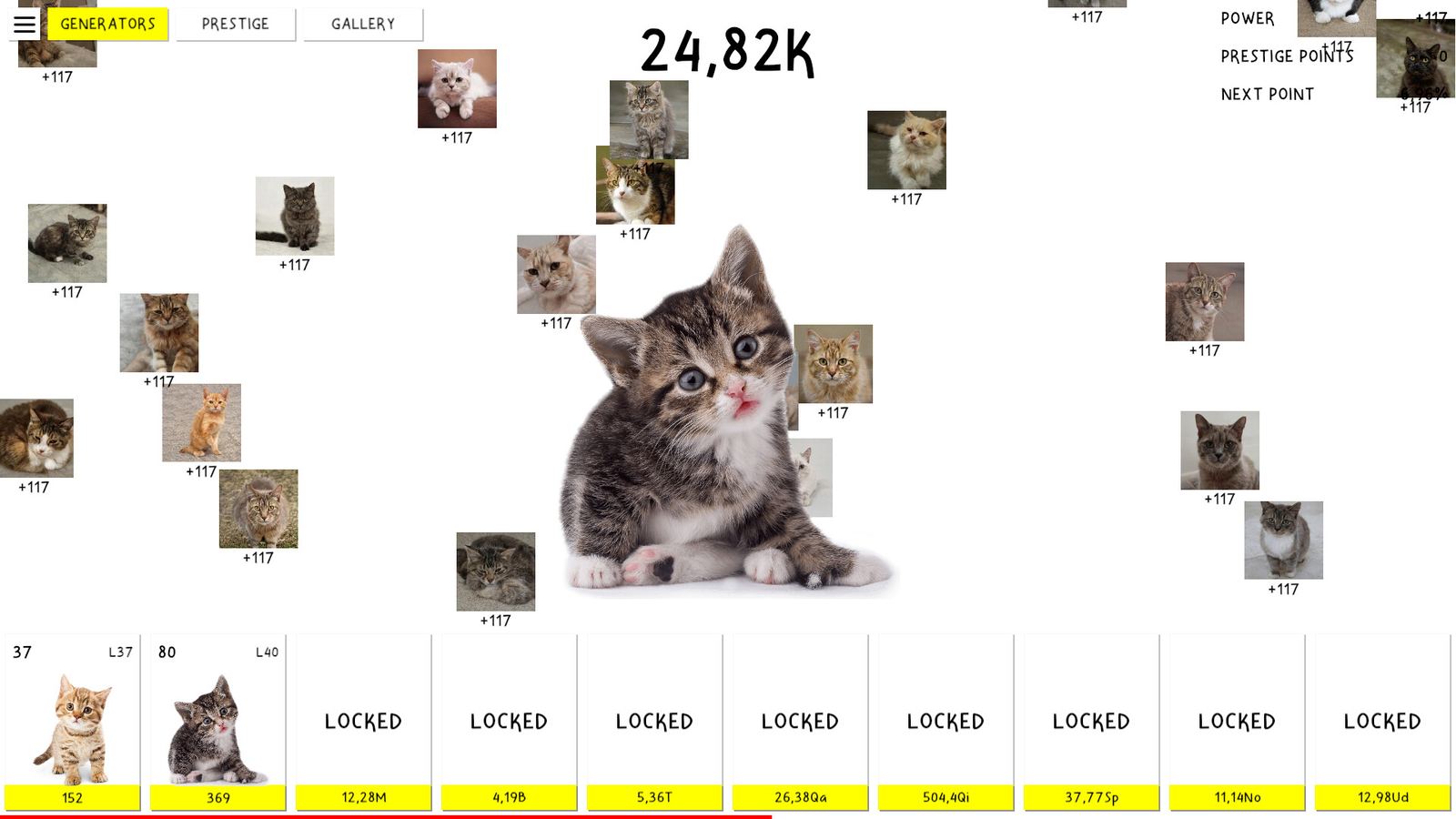 Cats Clicker gameplay