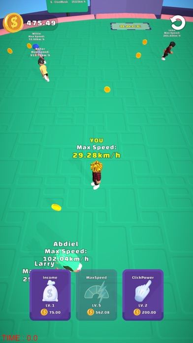 Clicker Race gameplay