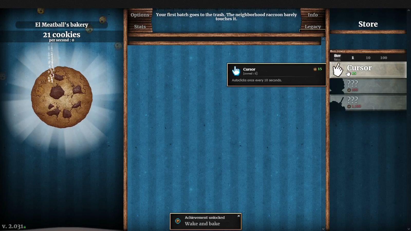 Cookie Clicker gameplay