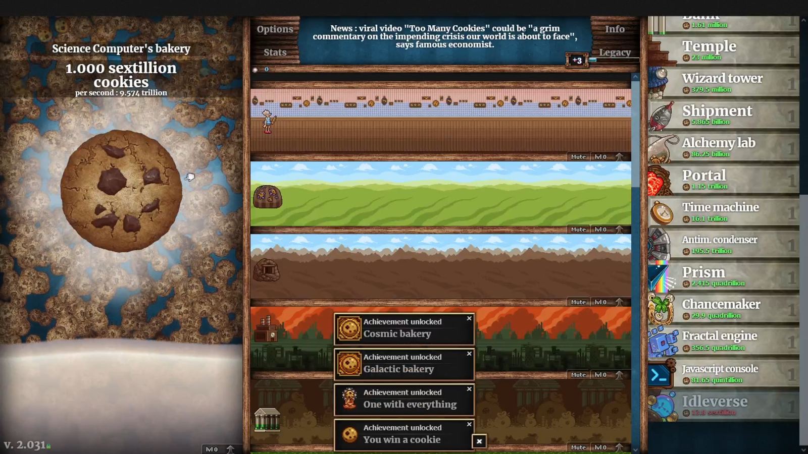 Cookie Clicker gameplay