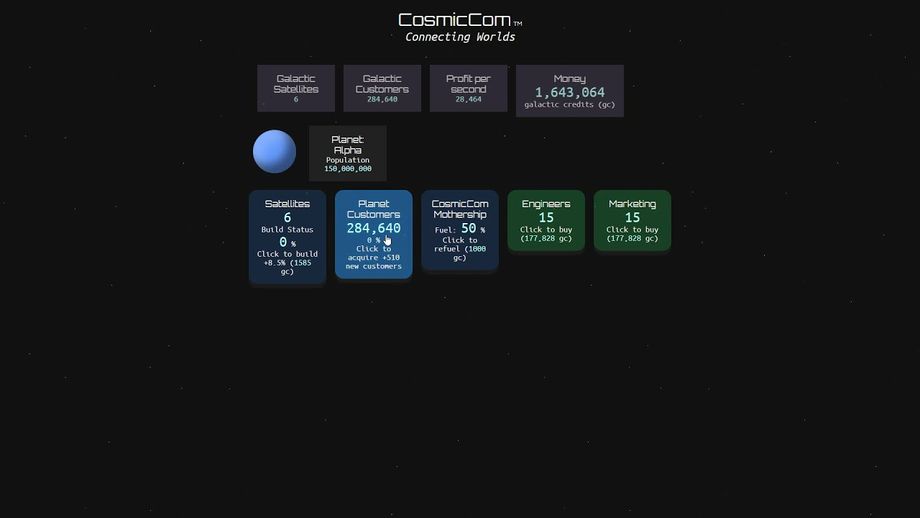 Cosmiccom key art