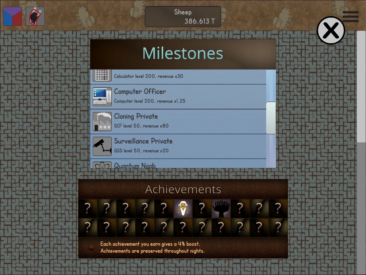 Count The Sheep gameplay: the flock counter