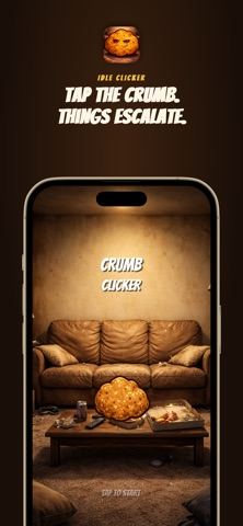 Crumb Clicker gameplay: the crumb