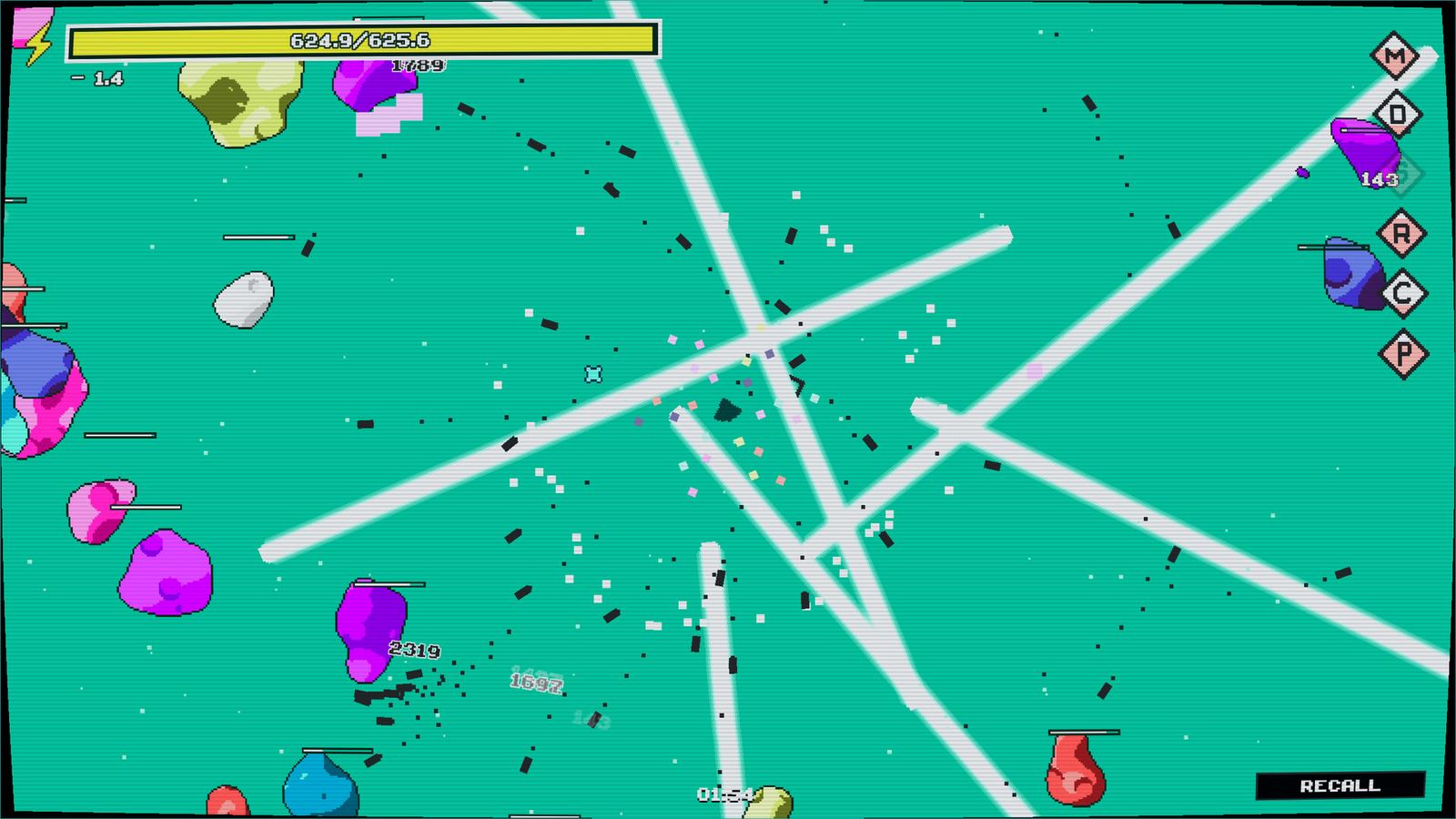 Deep Space Cache gameplay: the field