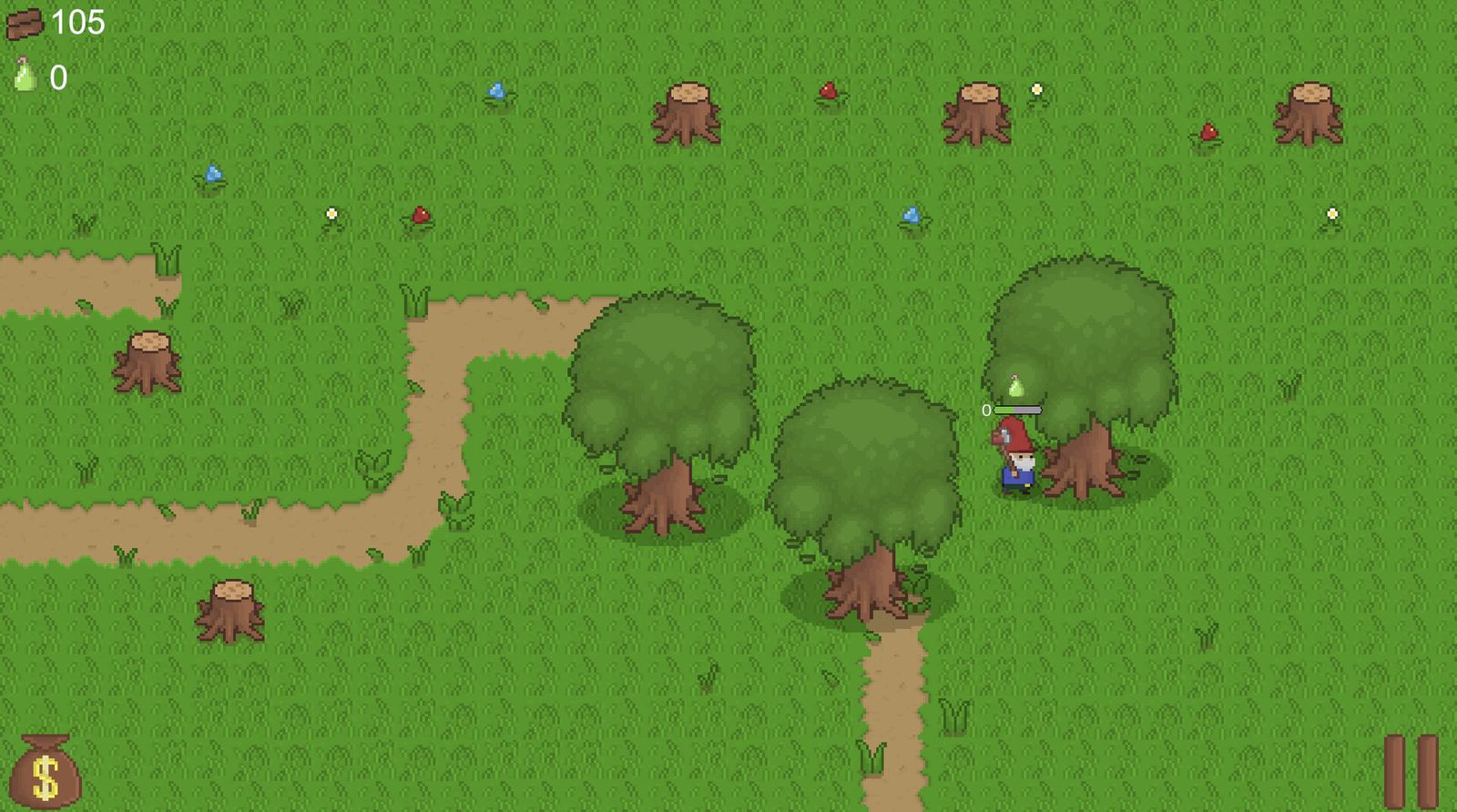 Forest Fellers gameplay: the woods