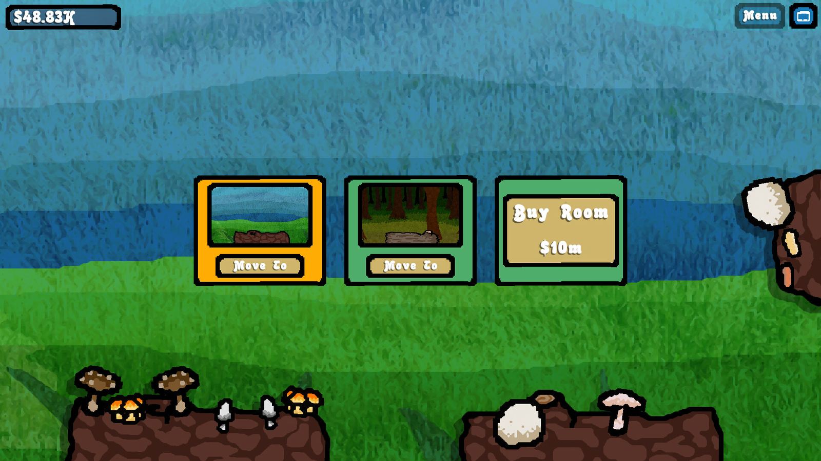 Fungiculture gameplay: the fruiting chamber