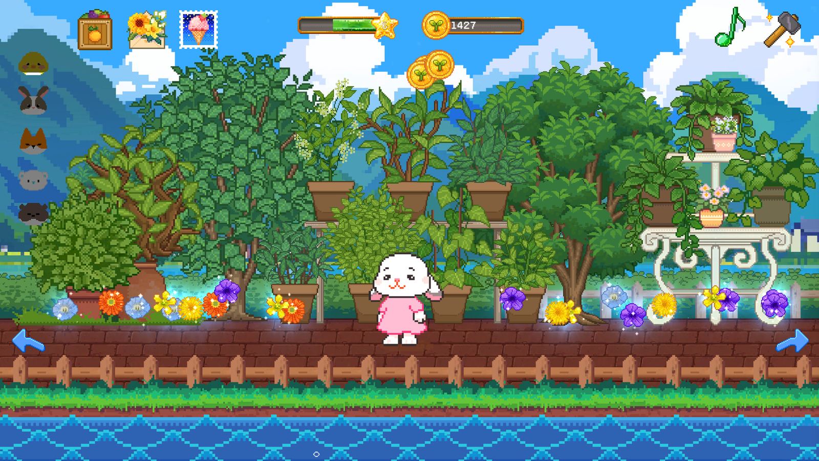 Furball Farm gameplay: harvest coins