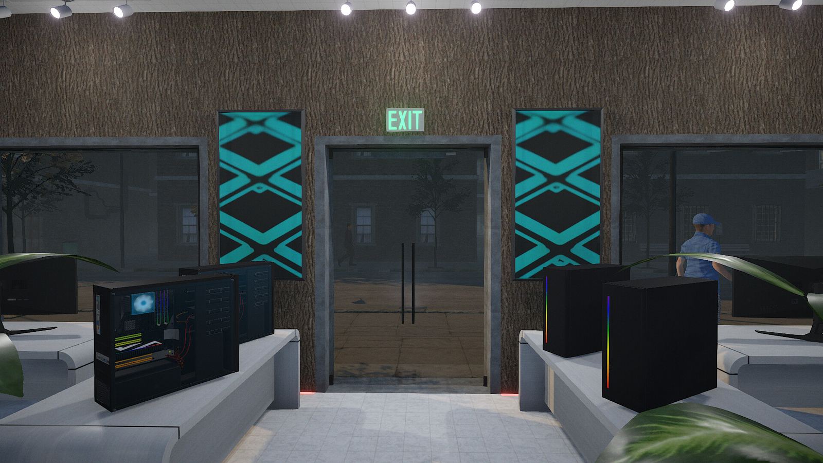 Gamer Shop Simulator gameplay: the shop floor
