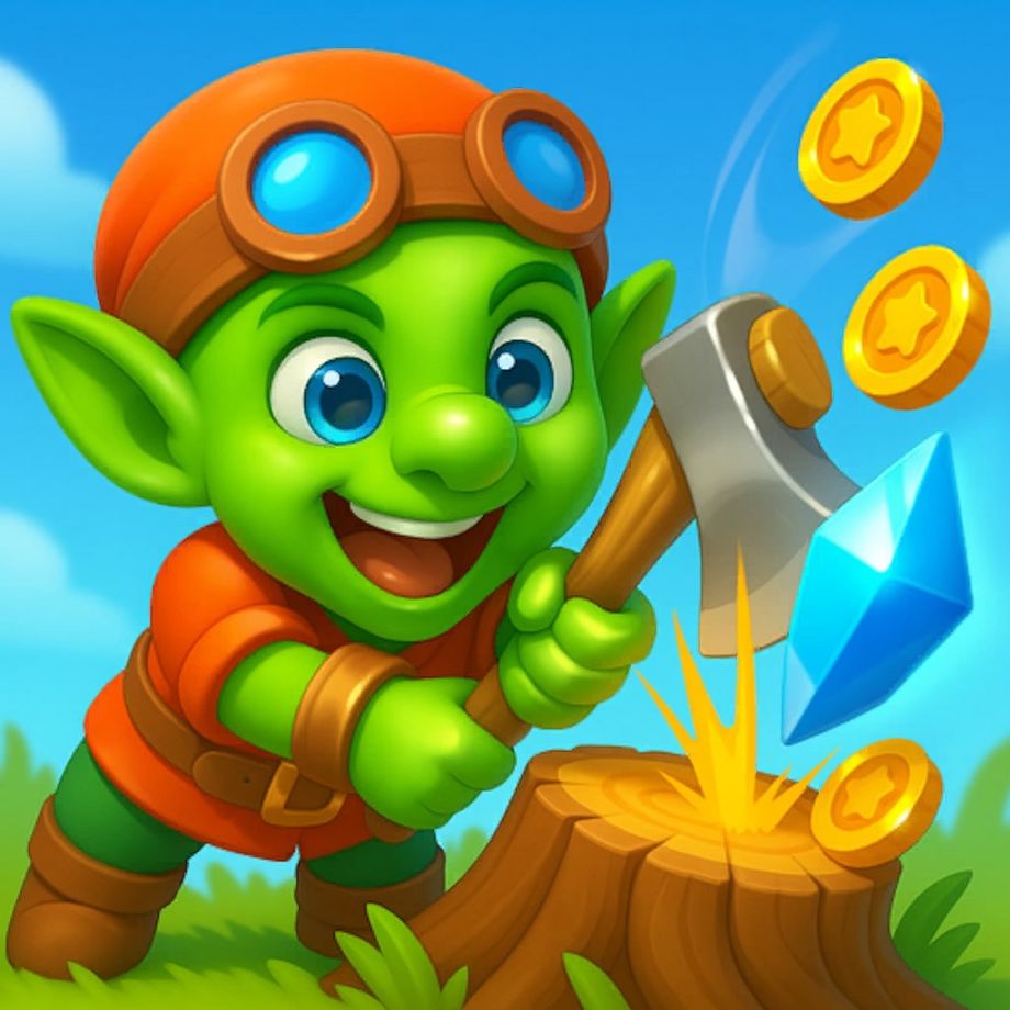 Goblins Wood: lumber tycoon key art
