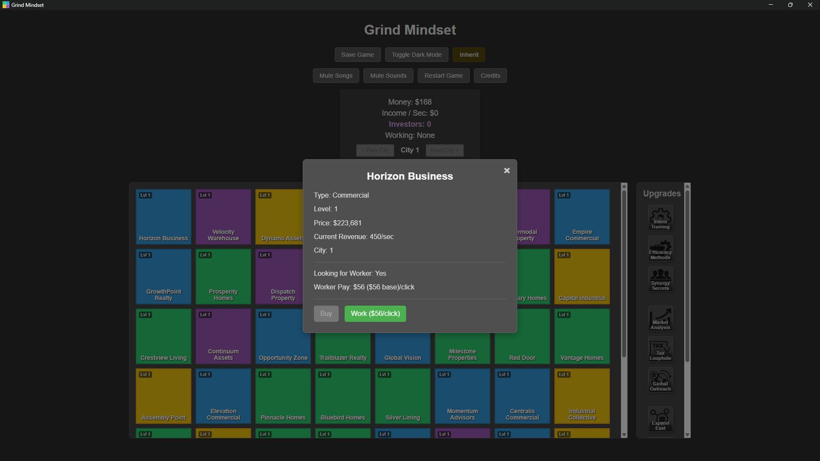 Grind Mindset gameplay