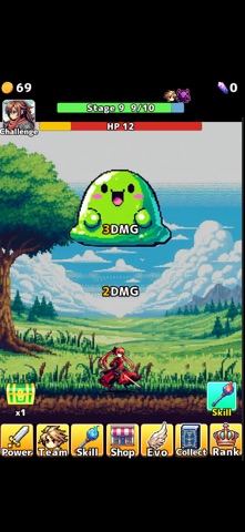 Hack and Slash Clicker gameplay