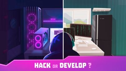 Hacker or Dev Tycoon gameplay