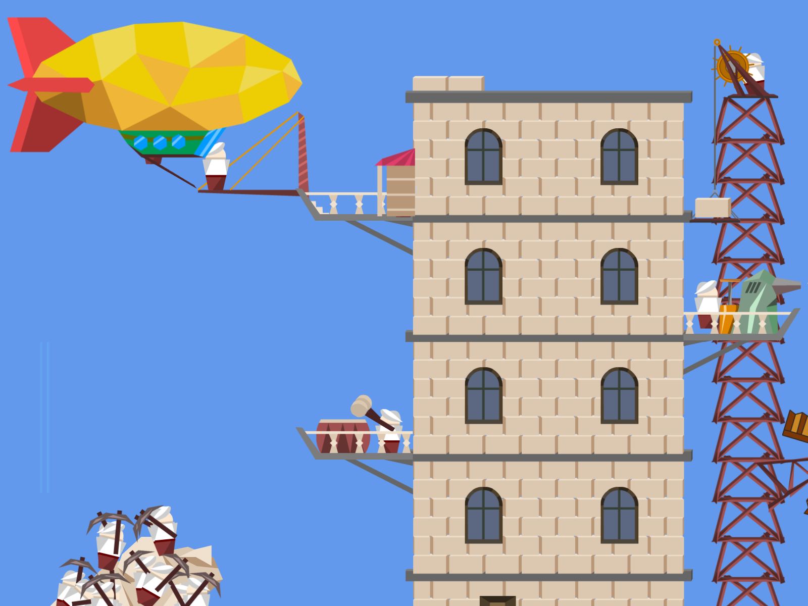 Idle Tower Builder key art
