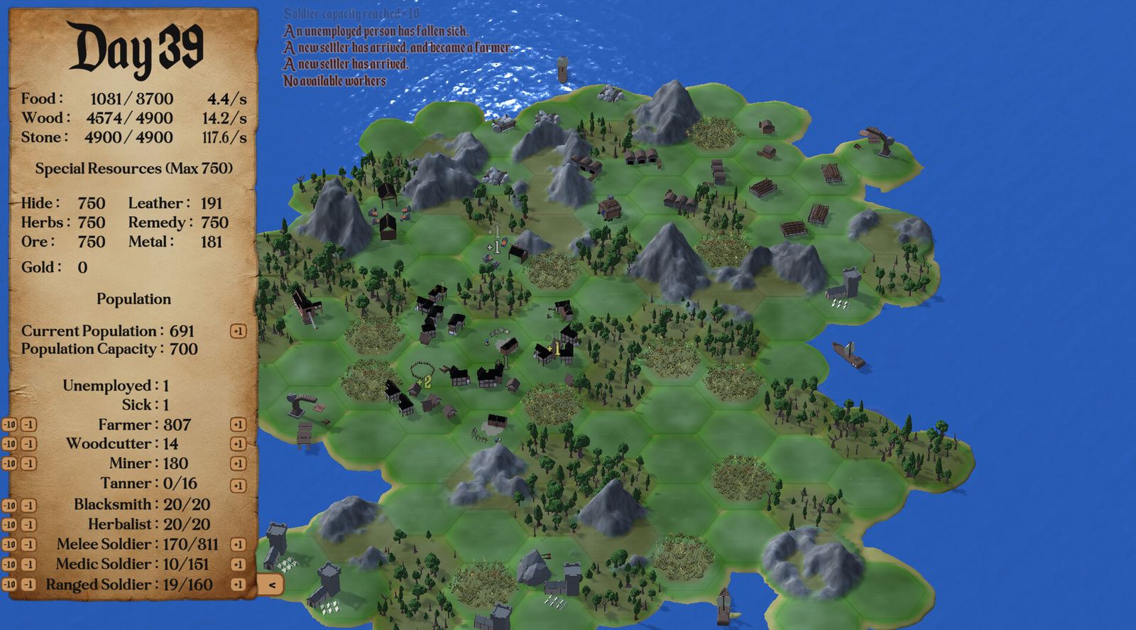 Incremental Island gameplay