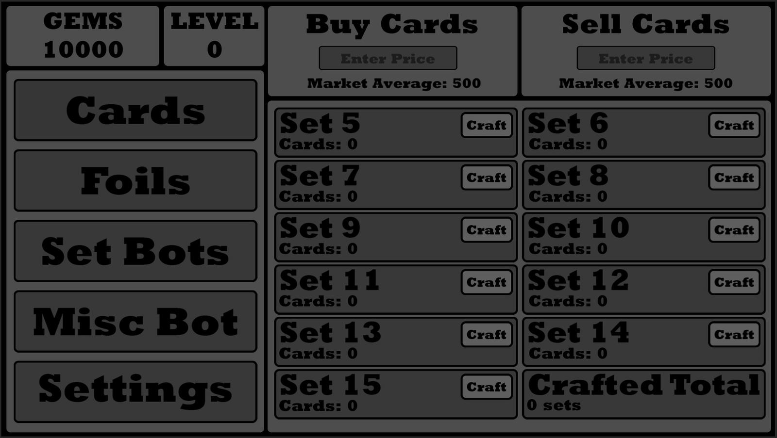 Level Up Simulator
