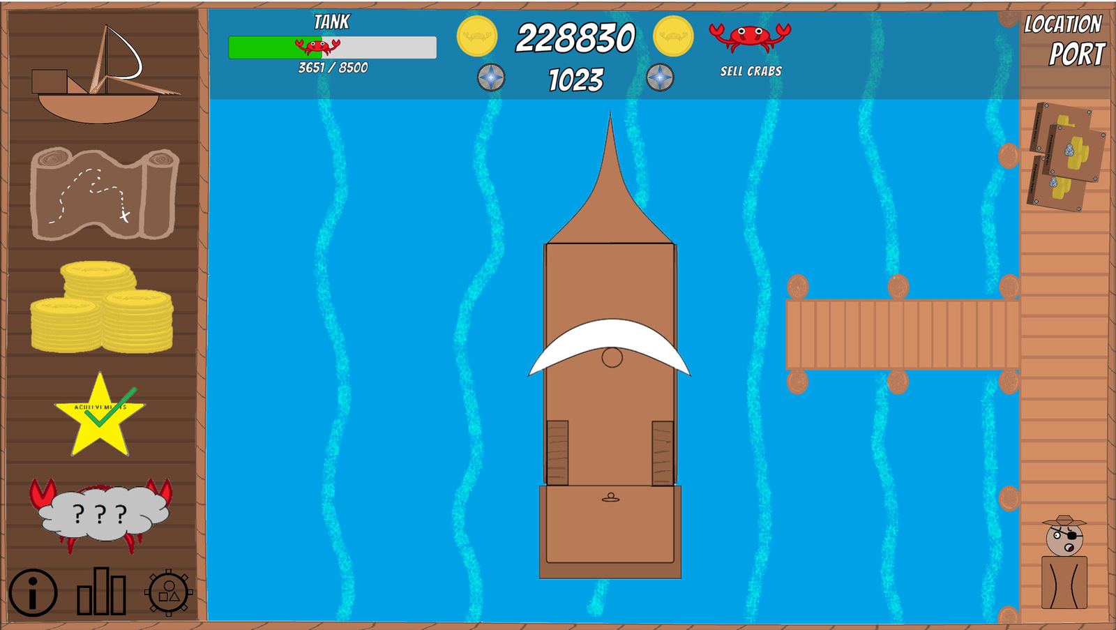 Little Crab Fisher gameplay