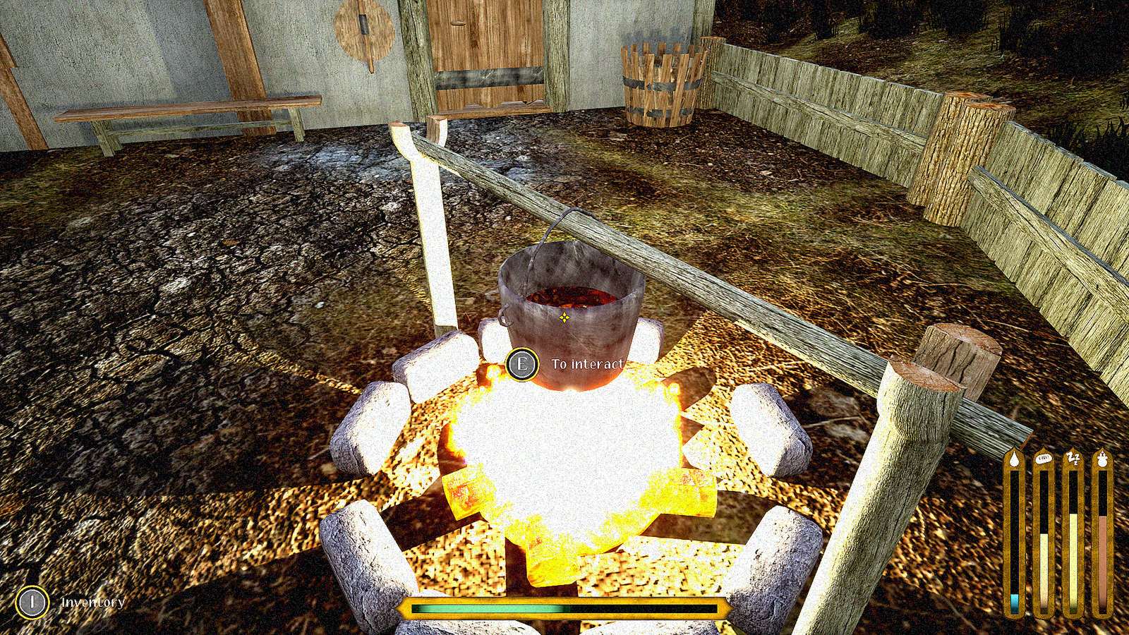 Medieval simulators: Baker gameplay