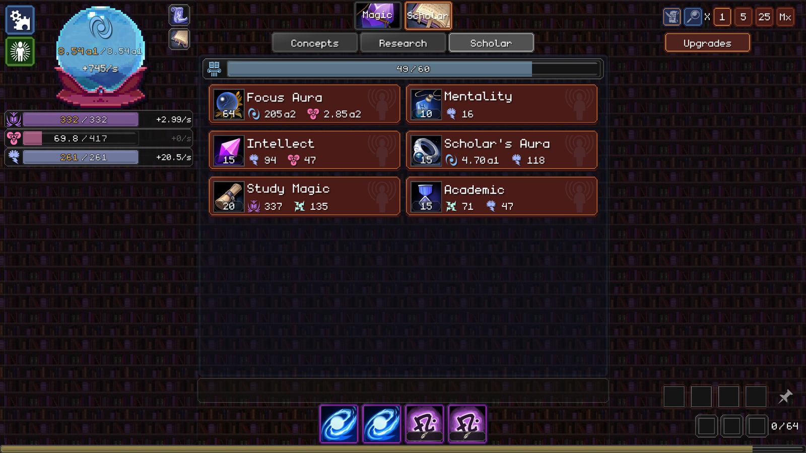 Orb of Creation spellcasting