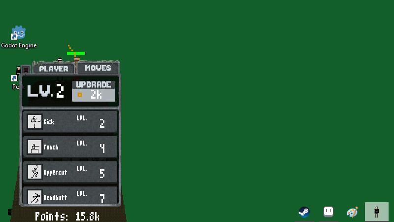 Peak gameplay: combos of destruction