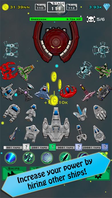 Shooty Ships Clicker key art