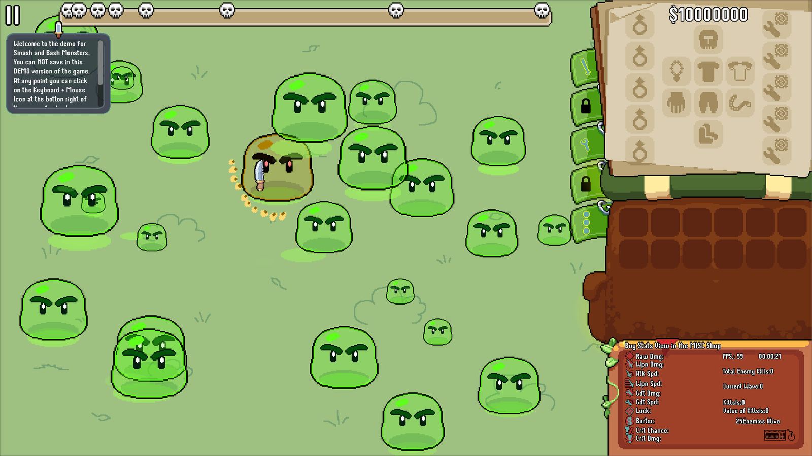 Smash and Bash Monsters gameplay