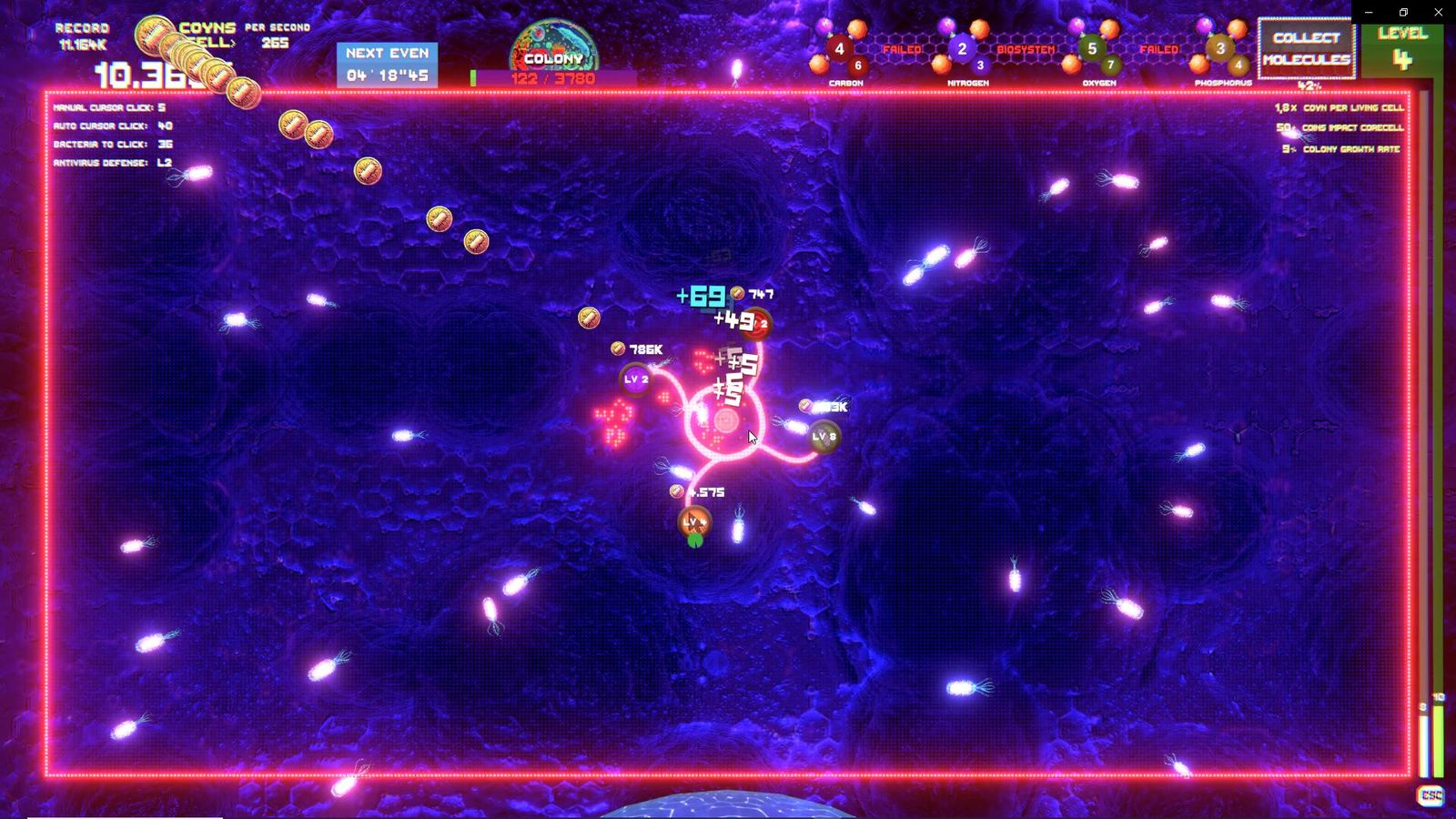SynthetiCell BioClicker gameplay